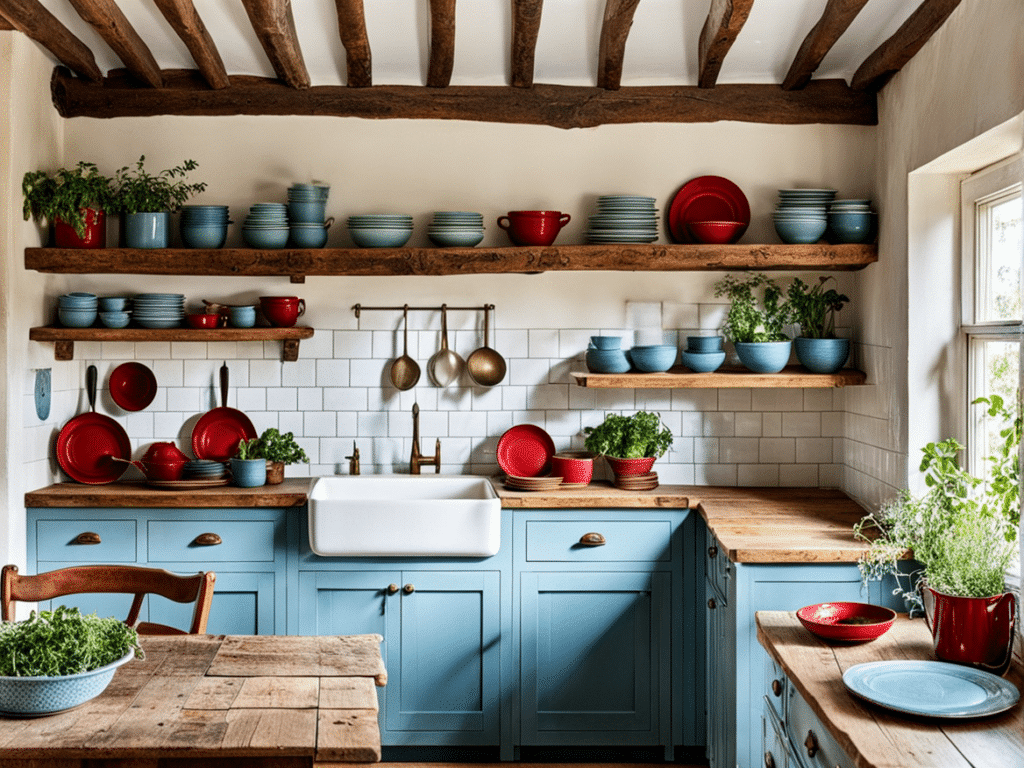 rustic kitchen decor ideas with cottagecore flair