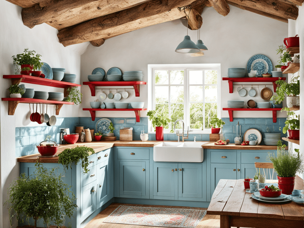 rustic kitchen decor ideas with cottagecore flair