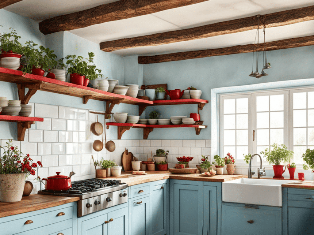 rustic kitchen decor ideas with cottagecore flair