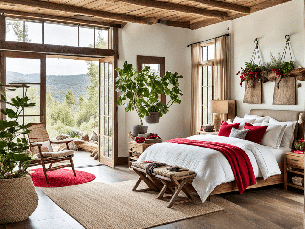 home bedroom refresh with modern rustic decor