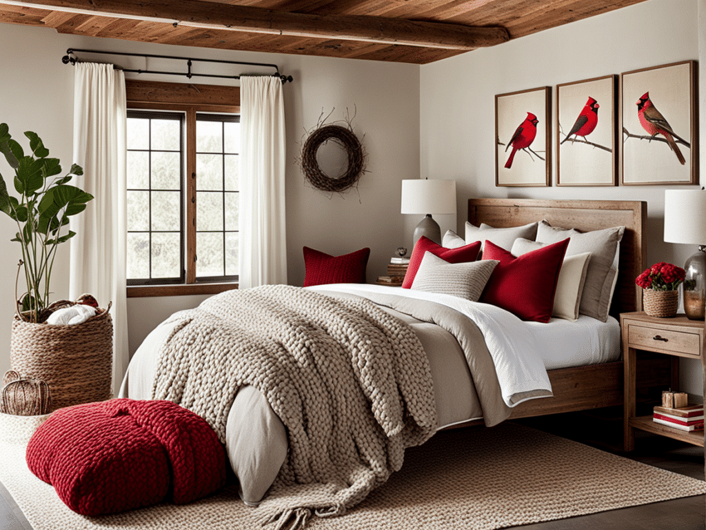 bedroom refresh with modern rustic home decor