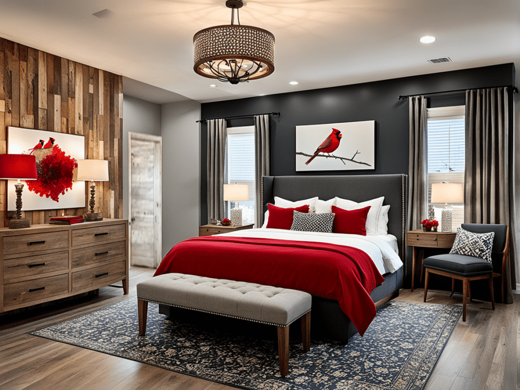 home bedroom refresh with modern rustic decor