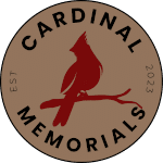 Cardinal Memorials Rustic Farmhouse and Cottage Core Aesthetic Memorial Gifts