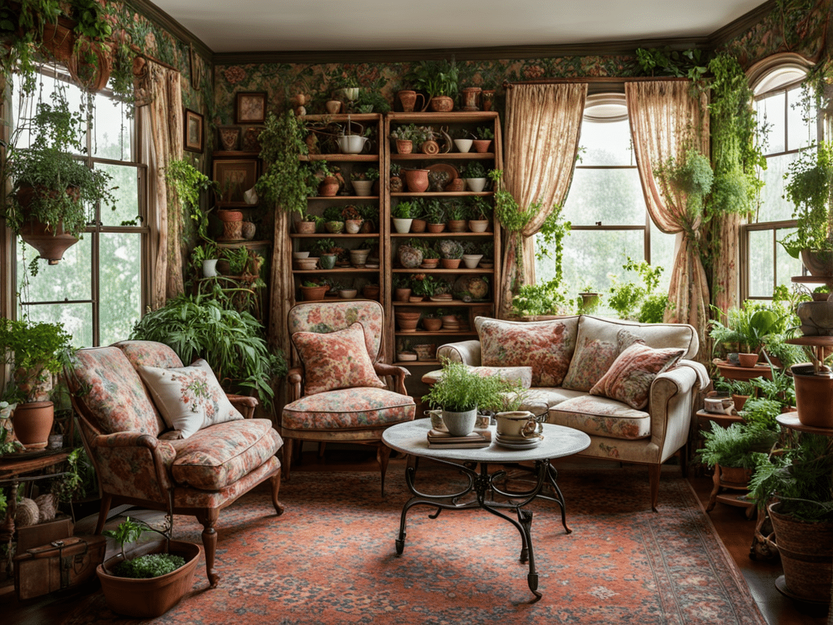 Granny Chic Living Room Decor