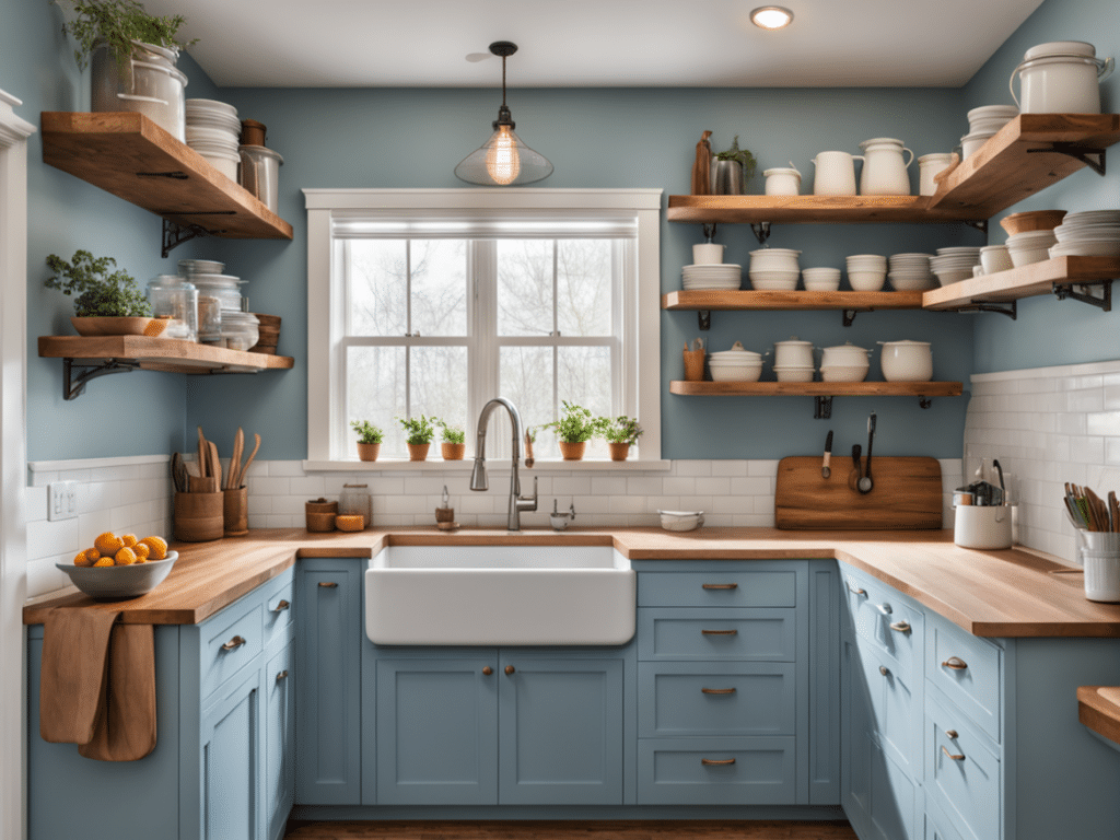 Incorporating Farmhouse Elements in Small Kitchens