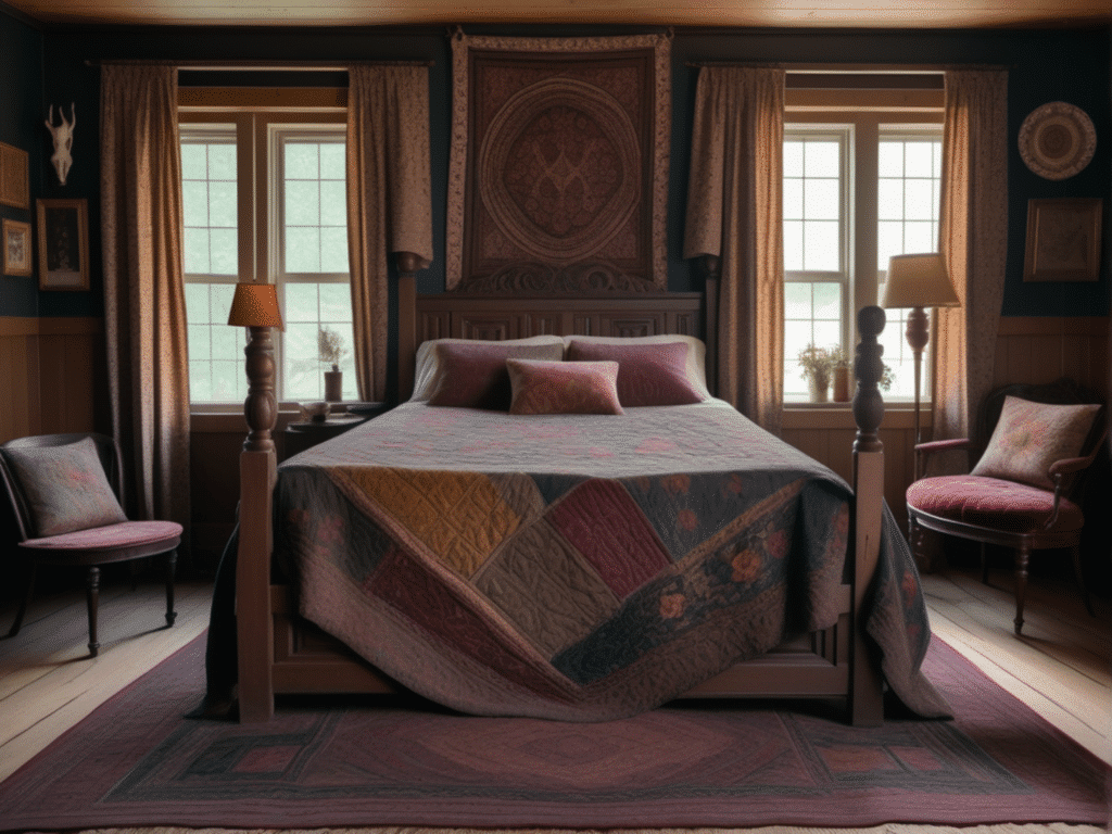 dark cottagecore bedroom cozy cottage interiors