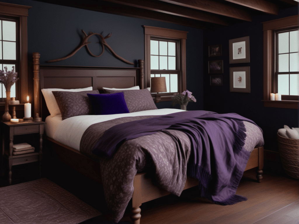 dark cottagecore bedroom cozy cottage interiors