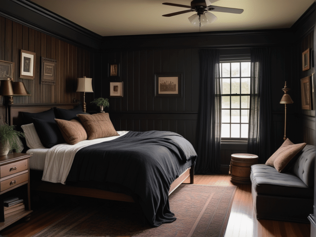 dark cottagecore bedroom cozy cottage interiors