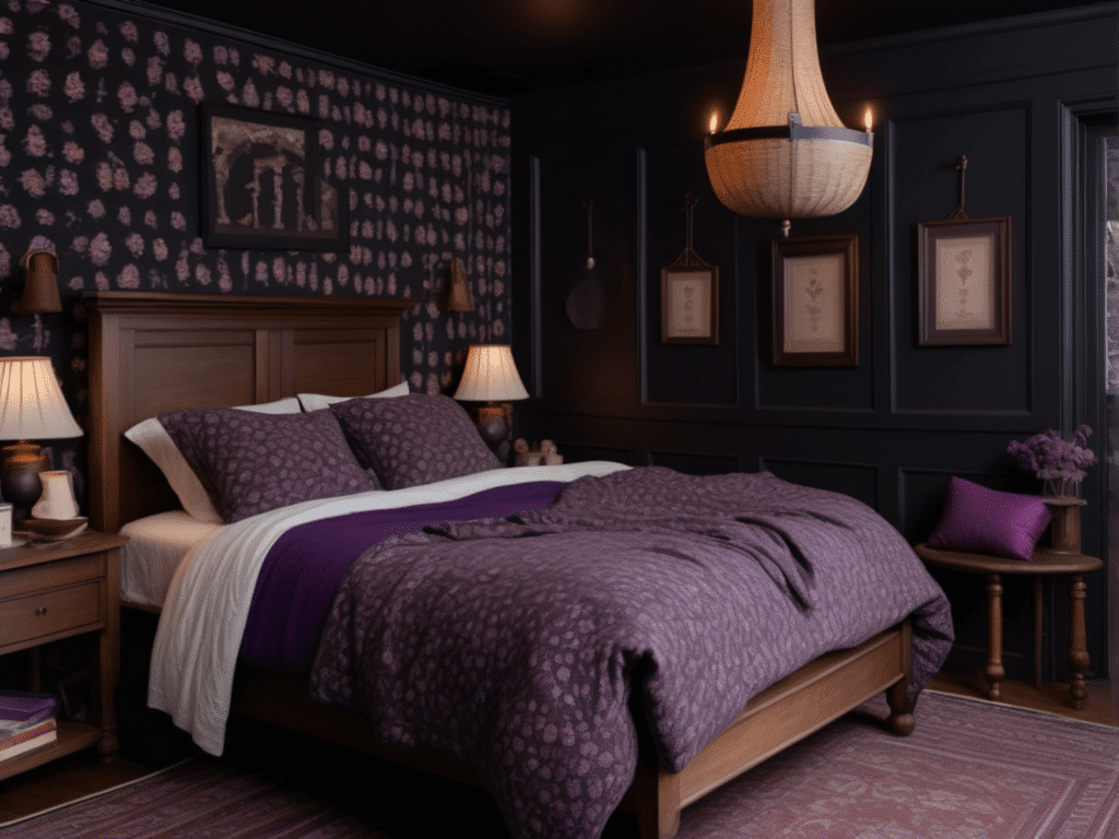 dark cottagecore bedroom cozy cottage interiors