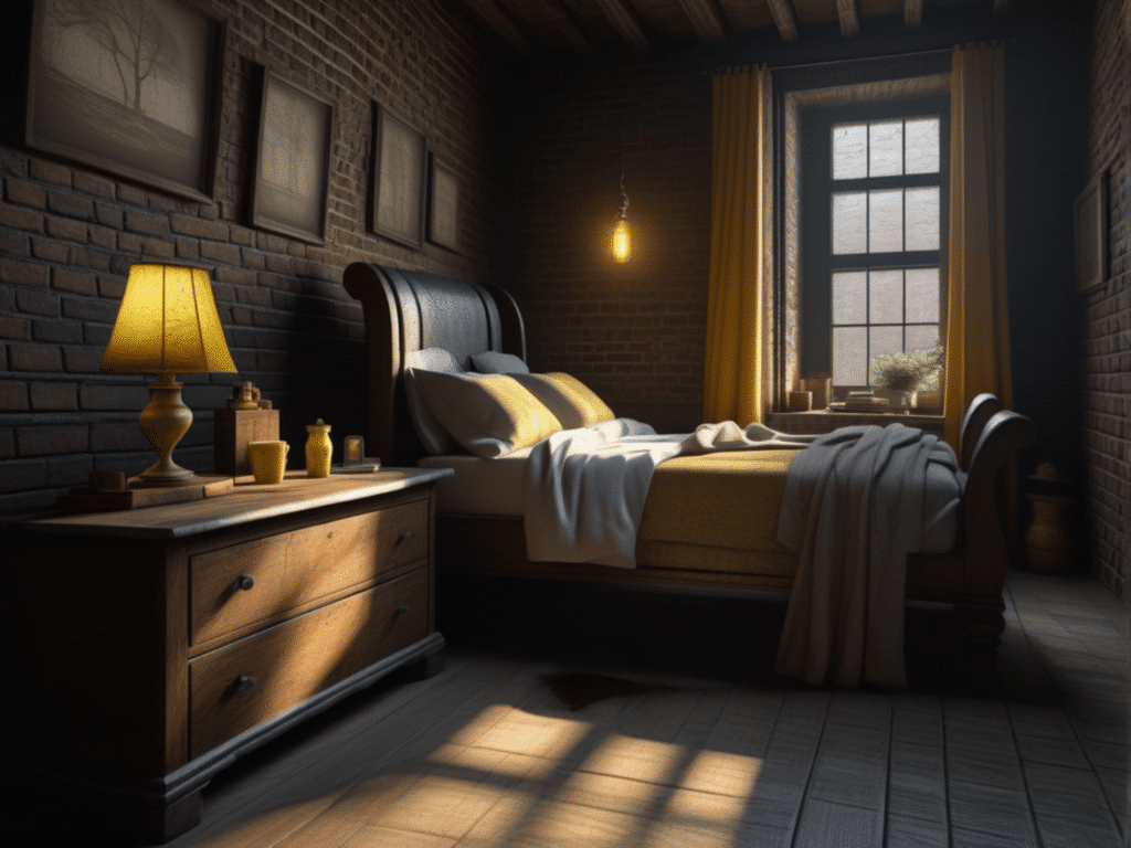 dark cottagecore bedroom cozy cottage interiors