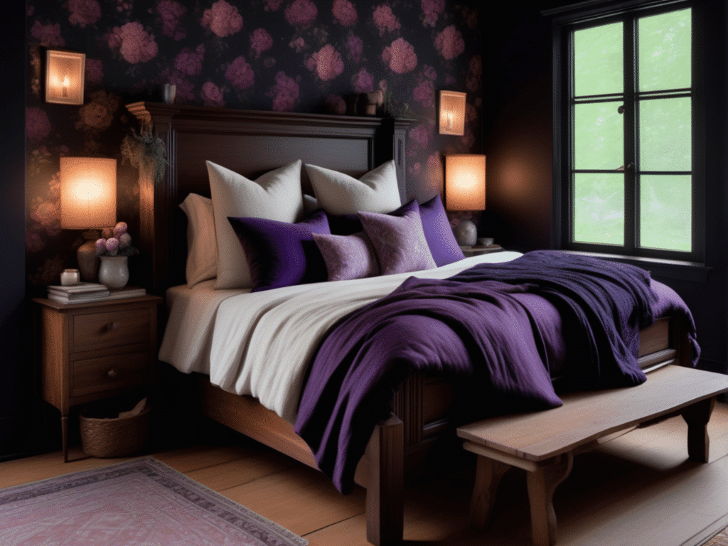 dark cottagecore bedroom cozy cottage interiors