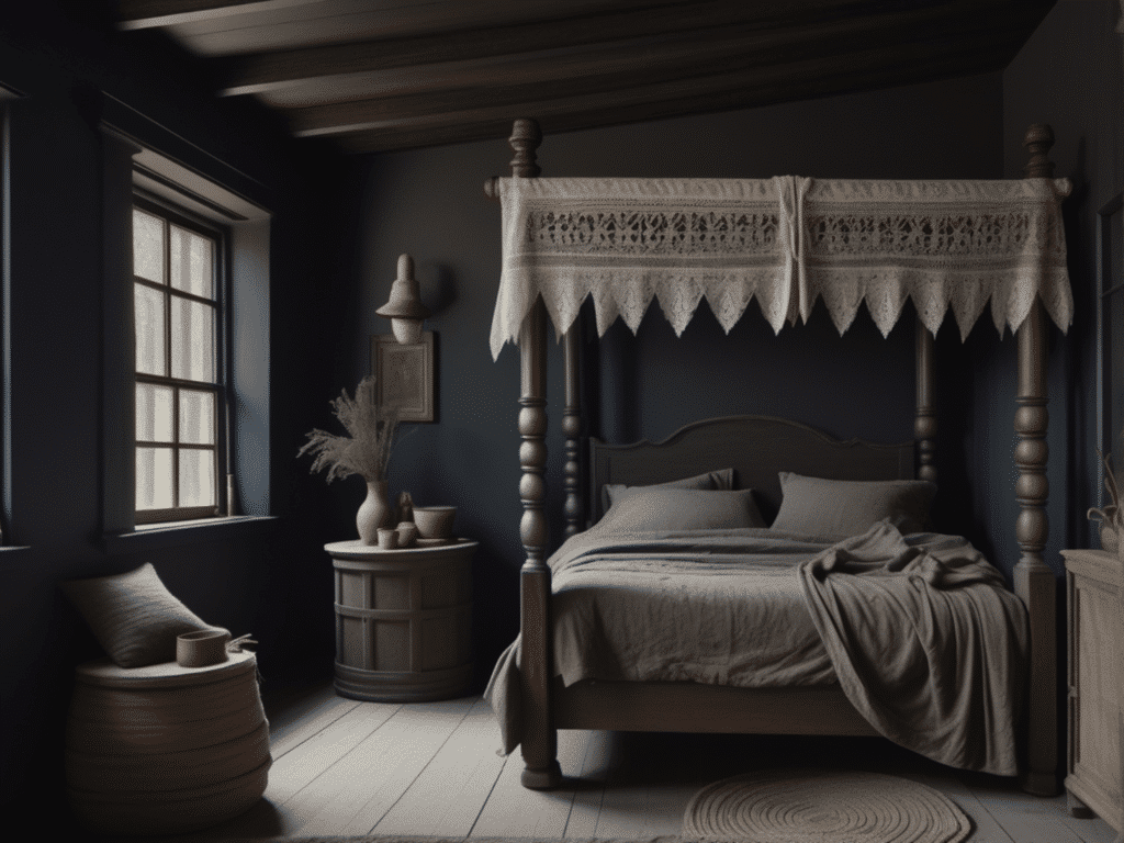 dark cottagecore bedroom cozy cottage interiors