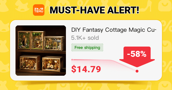 diy fantasy cottage cube