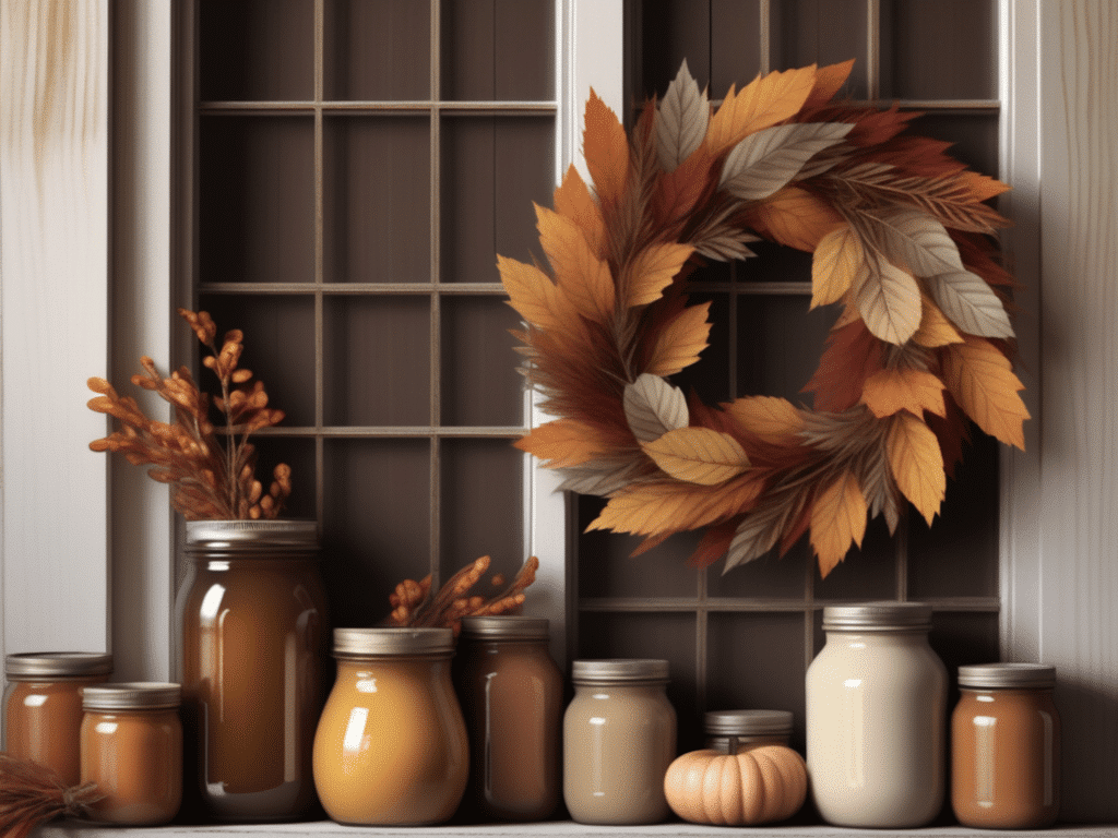 fall wreath ideas - choose a wreath that compliments your color scheme