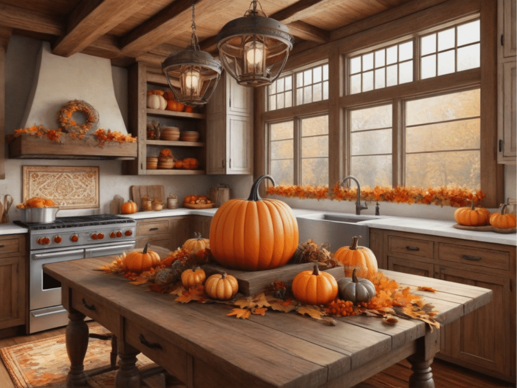 farmhouse fall kitchen decor ideas