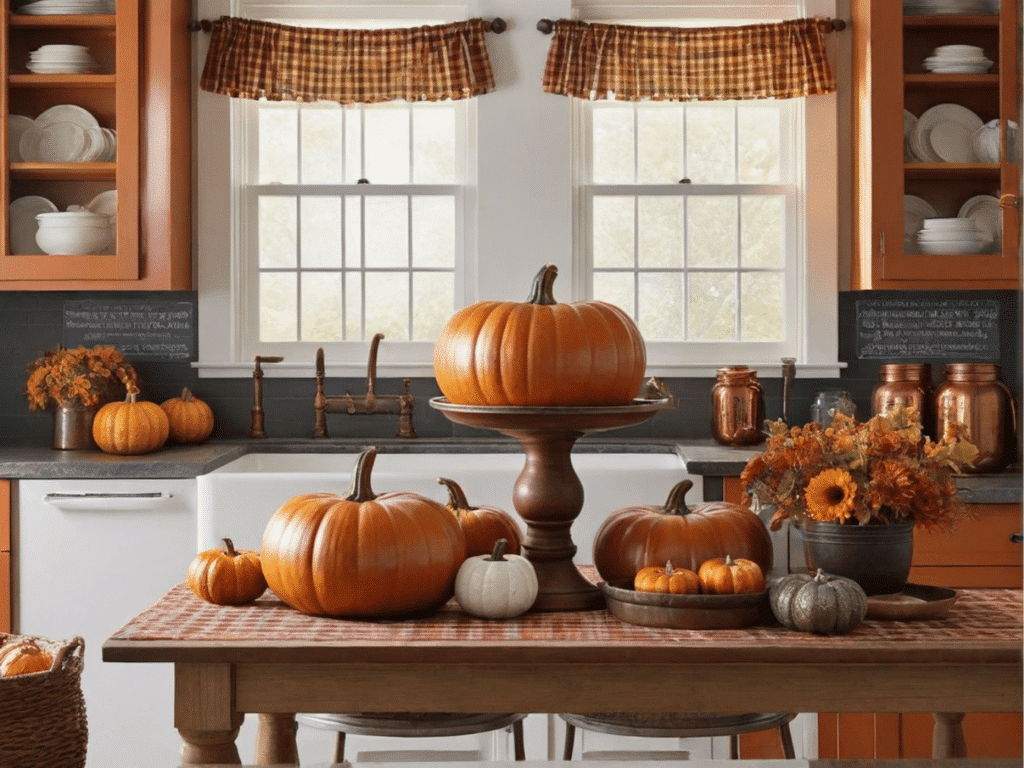 farmhouse fall kitchen decor ideas