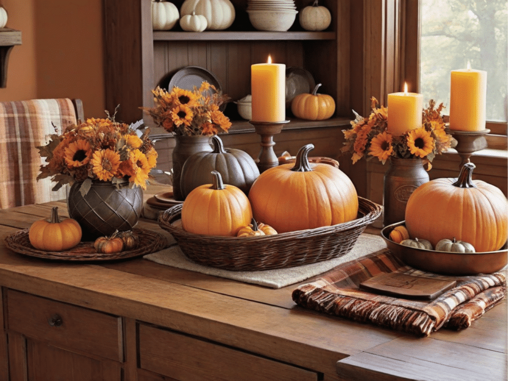 farmhouse fall kitchen decor ideas