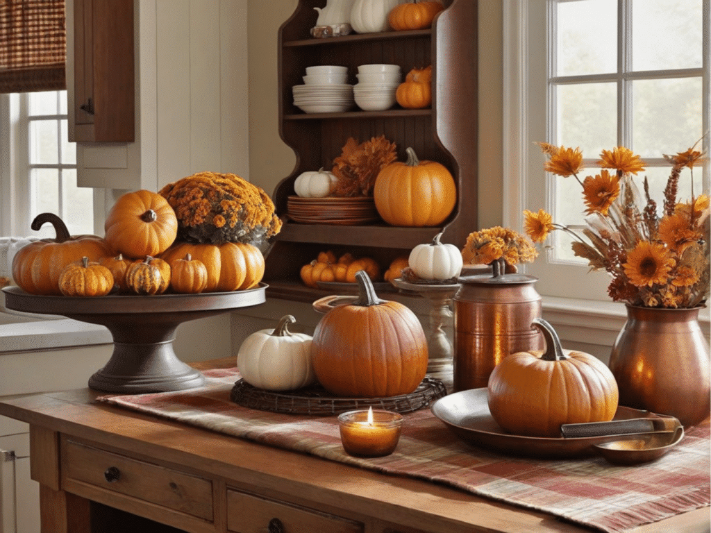 farmhouse fall kitchen decor ideas