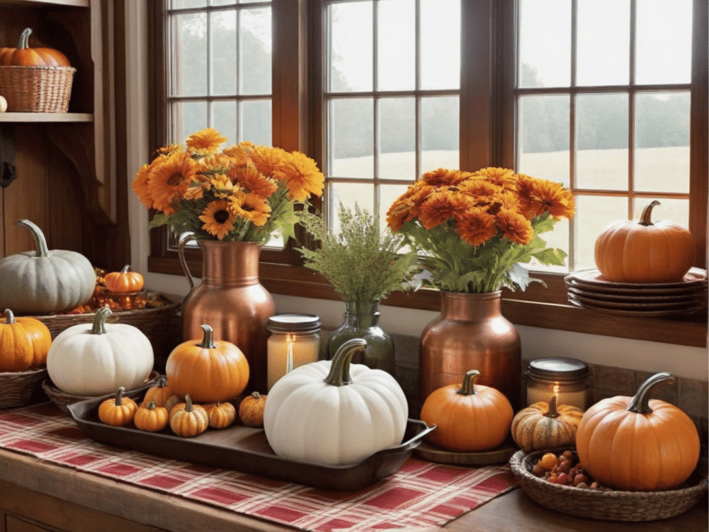 farmhouse fall kitchen decor ideas