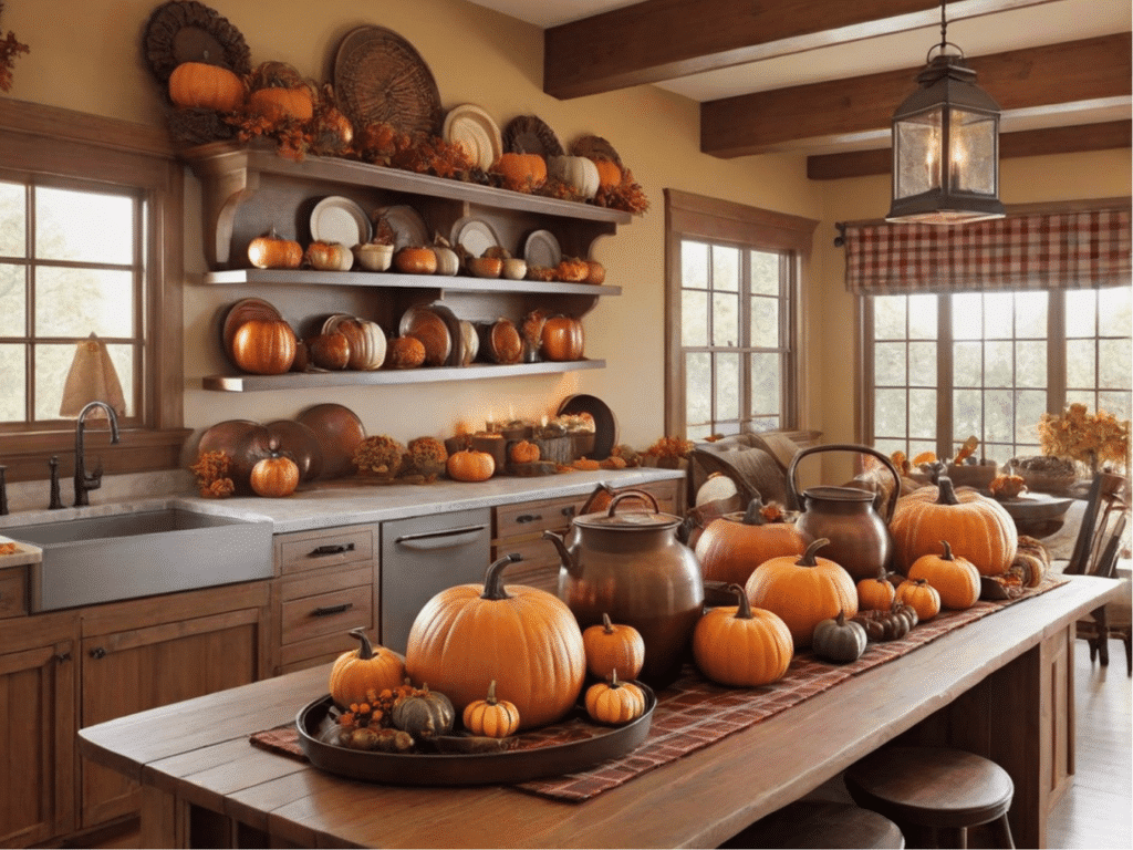 farmhouse fall kitchen decor ideas