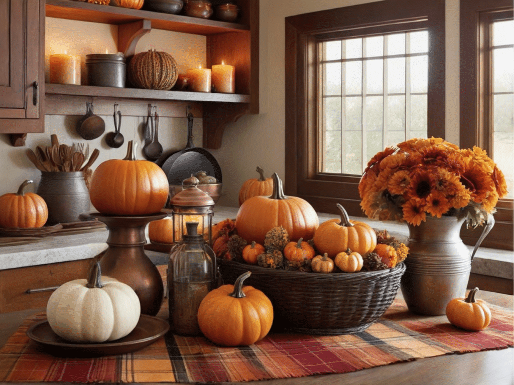 farmhouse fall kitchen decor ideas