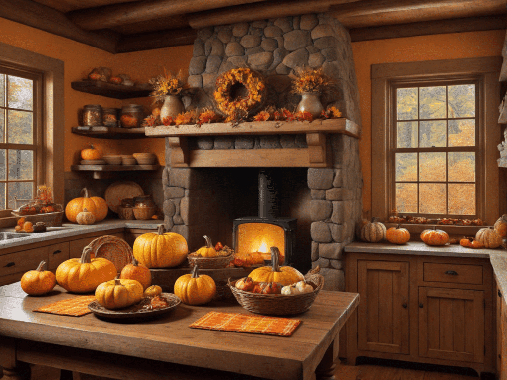 farmhouse fall kitchen decor ideas