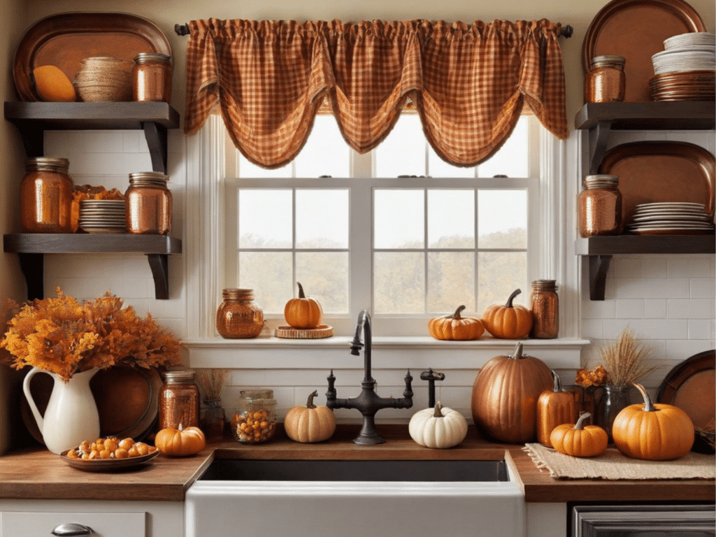 farmhouse fall kitchen decor ideas