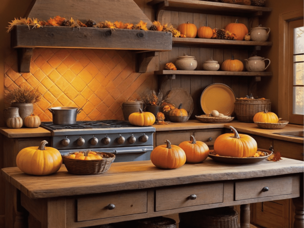 farmhouse fall kitchen decor ideas