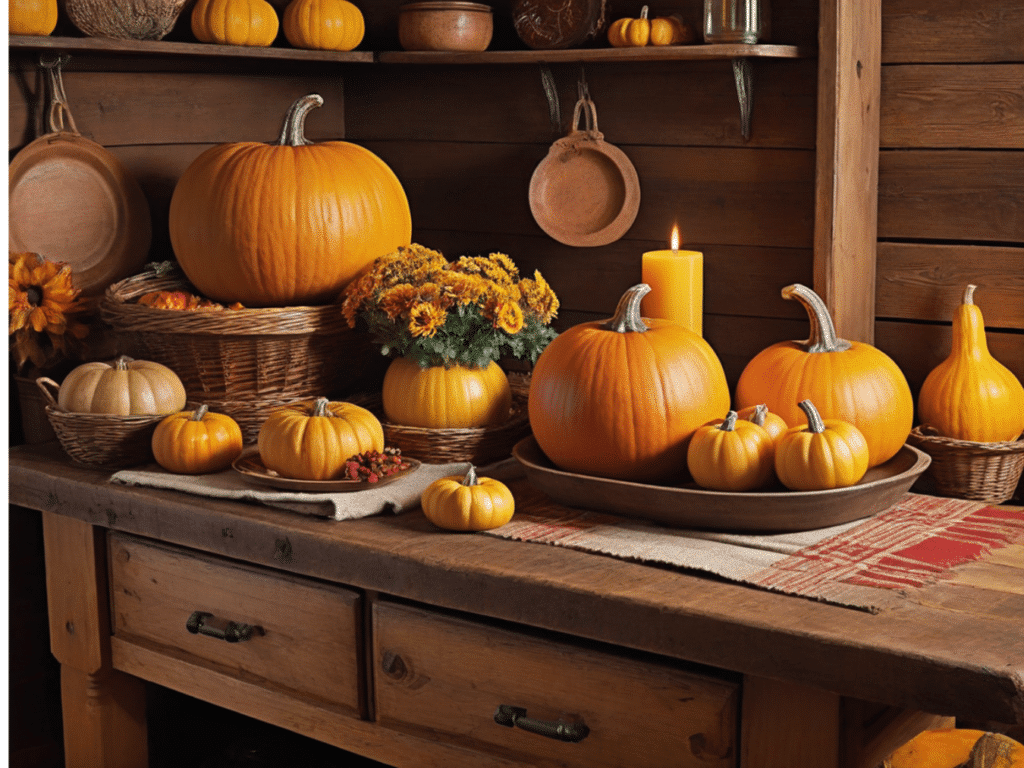 farmhouse fall kitchen decor ideas