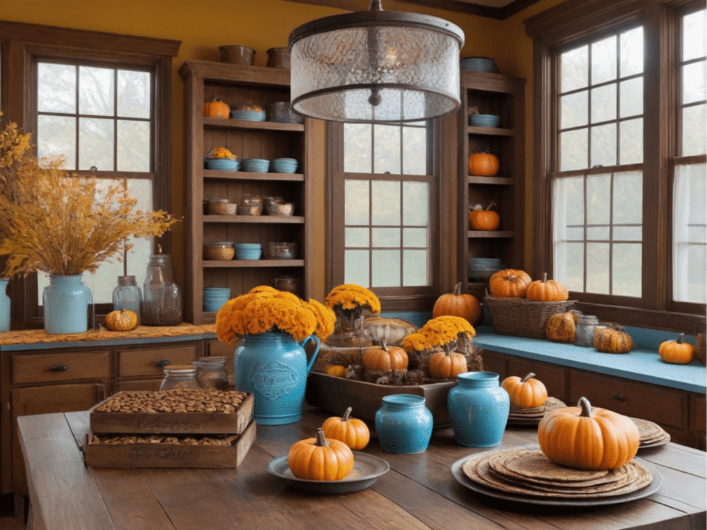 farmhouse fall kitchen decor ideas