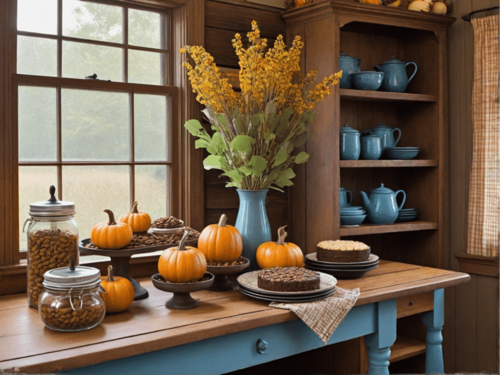 farmhouse fall kitchen decor ideas