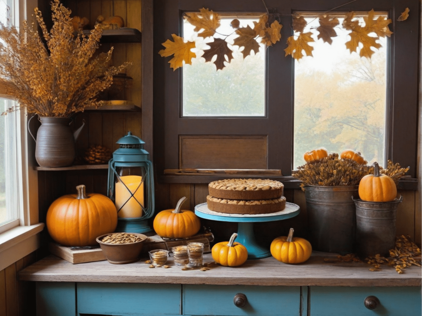 15 Farmhouse Fall Kitchen Decor Ideas for 2024 - Cardinal Memorials