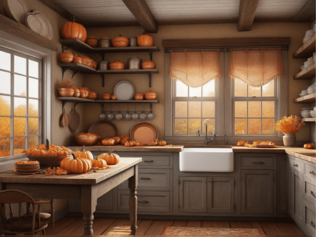 farmhouse fall kitchen decor ideas