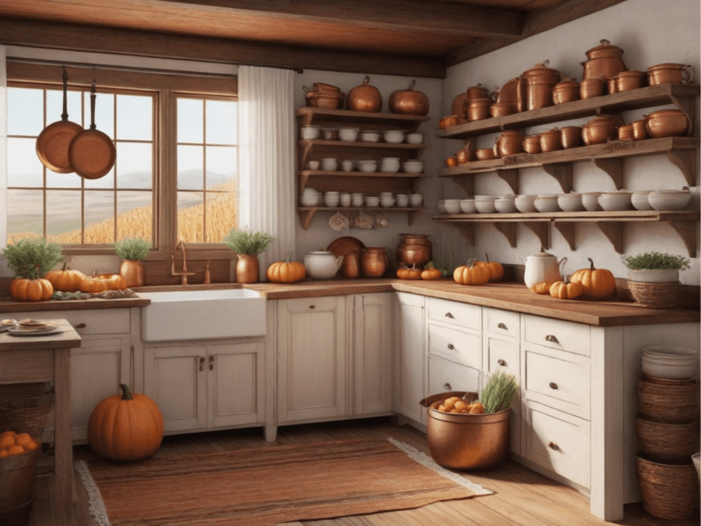 farmhouse fall kitchen decor ideas