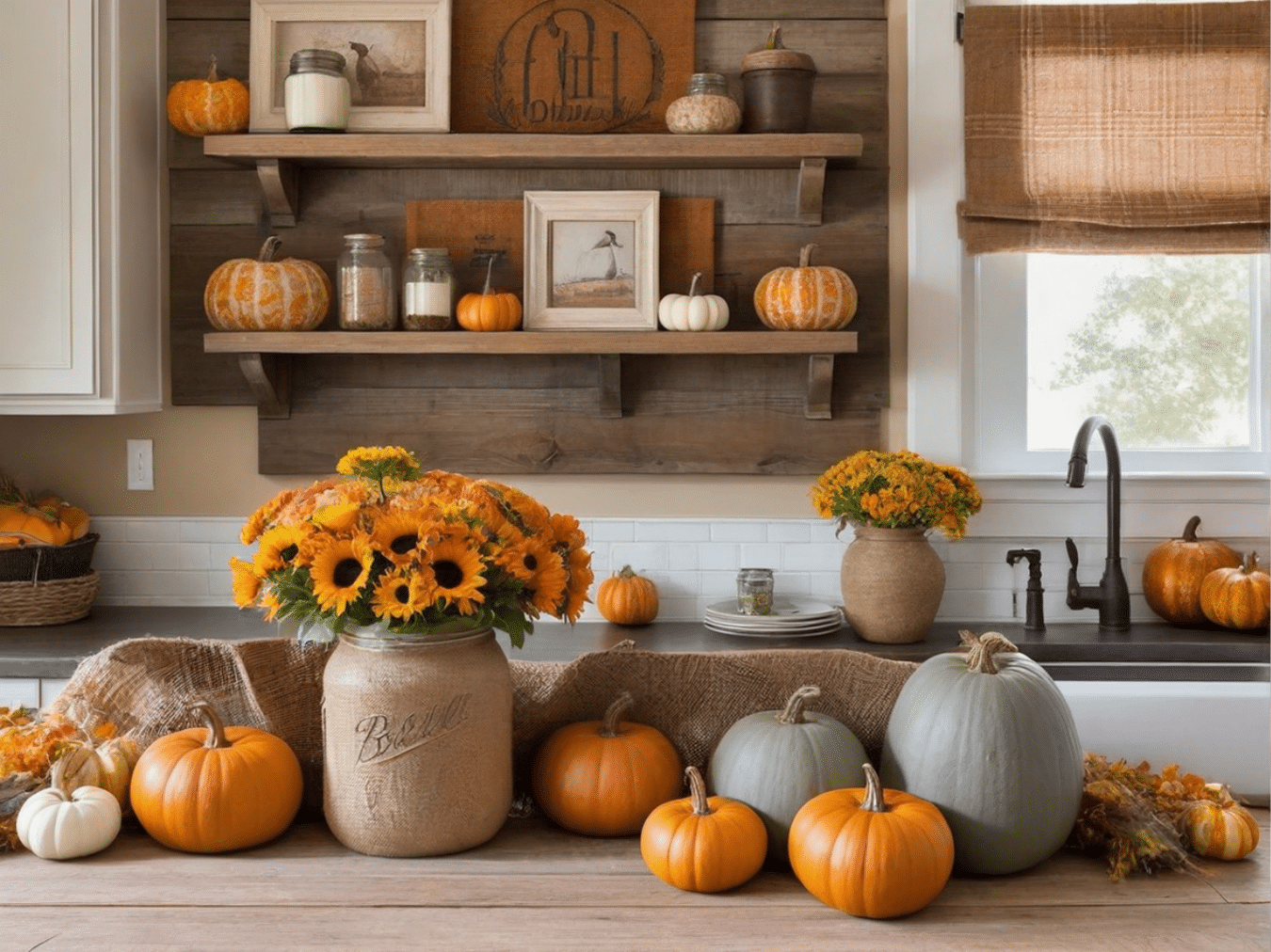 farmhouse fall kitchen decor ideas