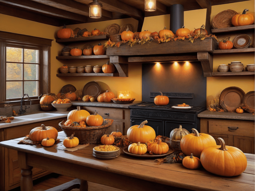 farmhouse fall kitchen decor ideas