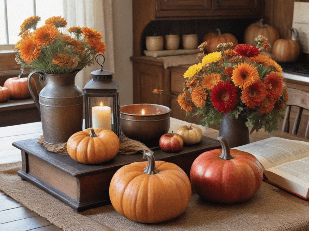 farmhouse fall kitchen decor ideas