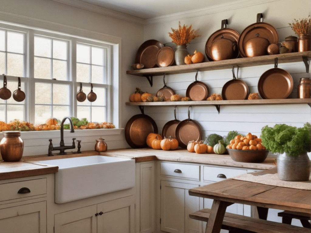 farmhouse fall kitchen decor ideas