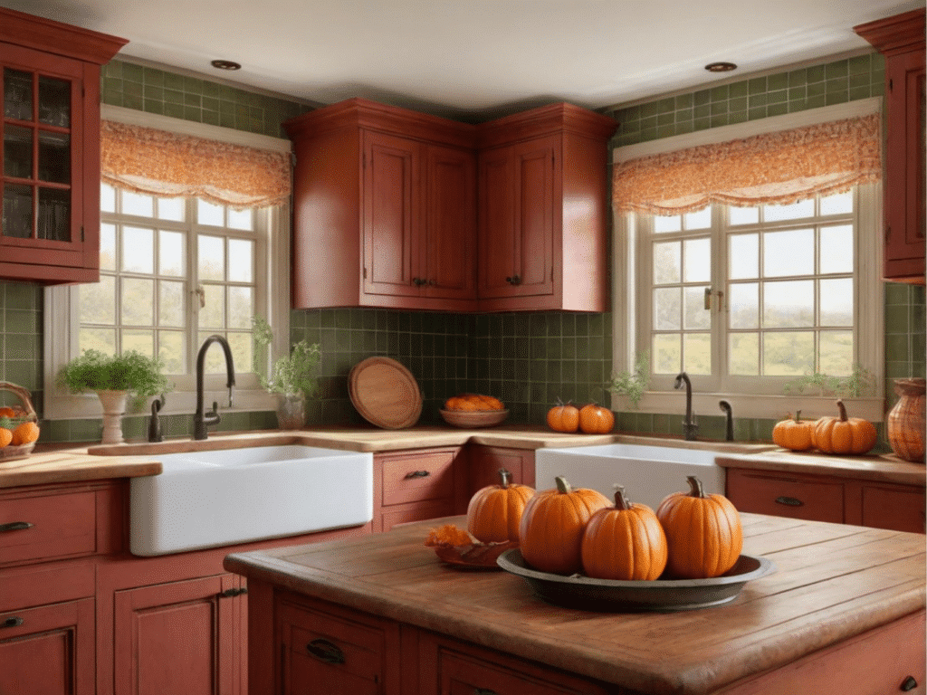 farmhouse fall kitchen decor ideas