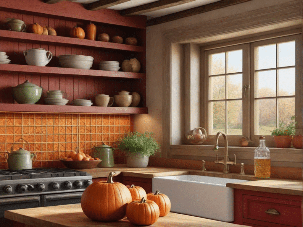 farmhouse fall kitchen decor ideas