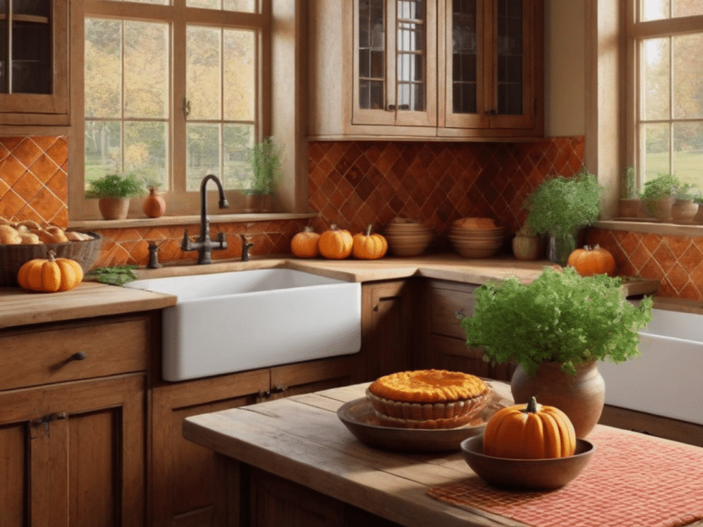 farmhouse fall kitchen decor ideas