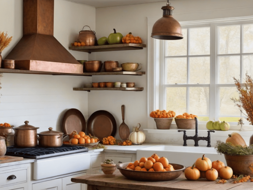 farmhouse fall kitchen decor ideas