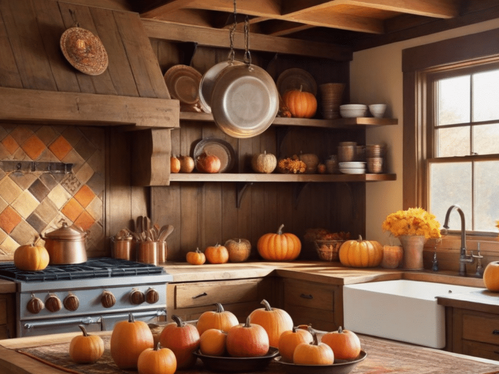 farmhouse fall kitchen decor ideas