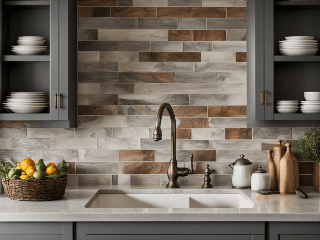 farmhouse kitchen backsplash