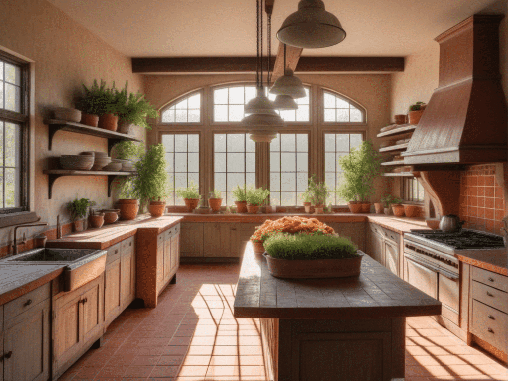 farmhouse solarium kitchen greenhouse food garden