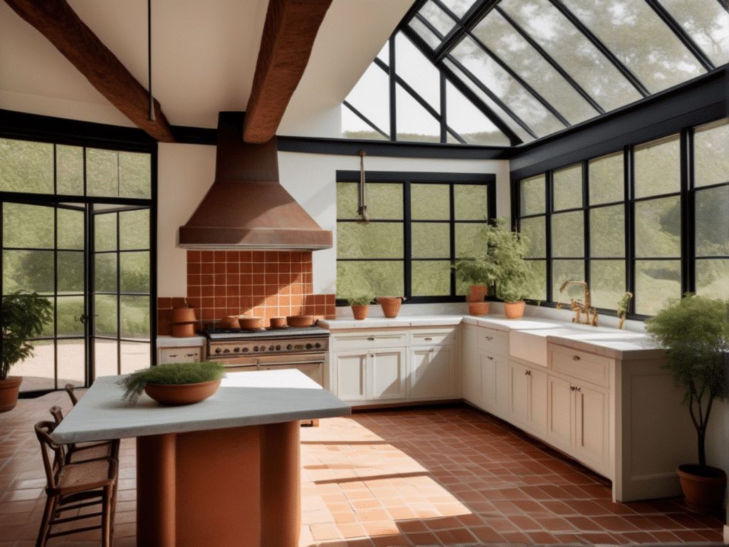 farmhouse solarium kitchen greenhouse food garden