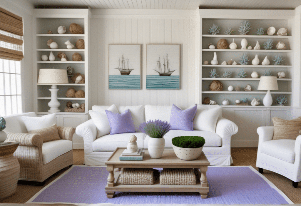 coastal grandmother home decor aesthetic living room pictures