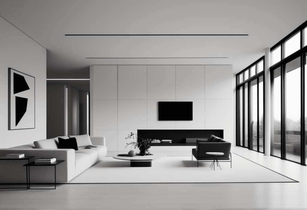 contemporary minimalism home decor aesthetic living room pictures