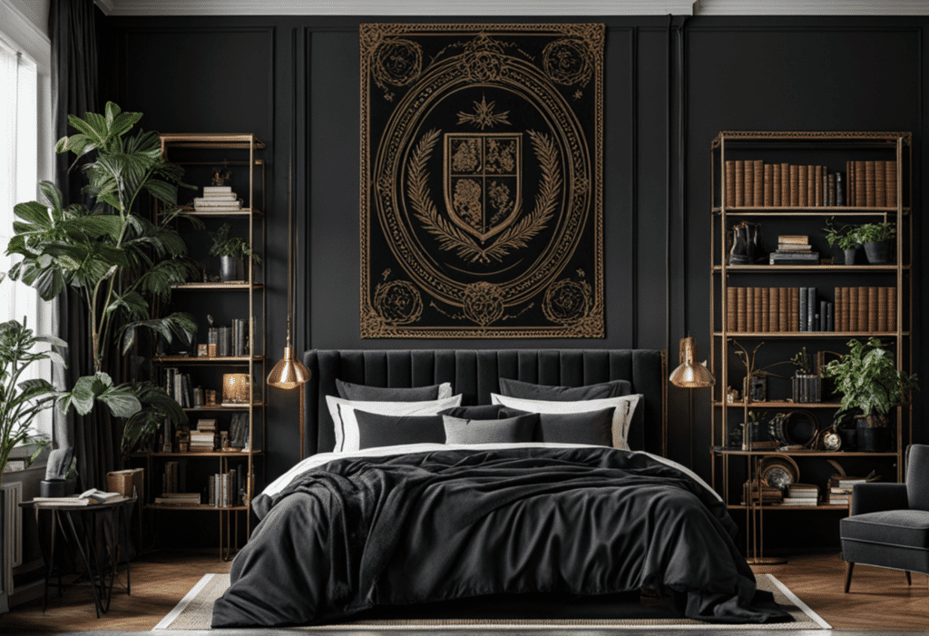 dark academia decor bedroom