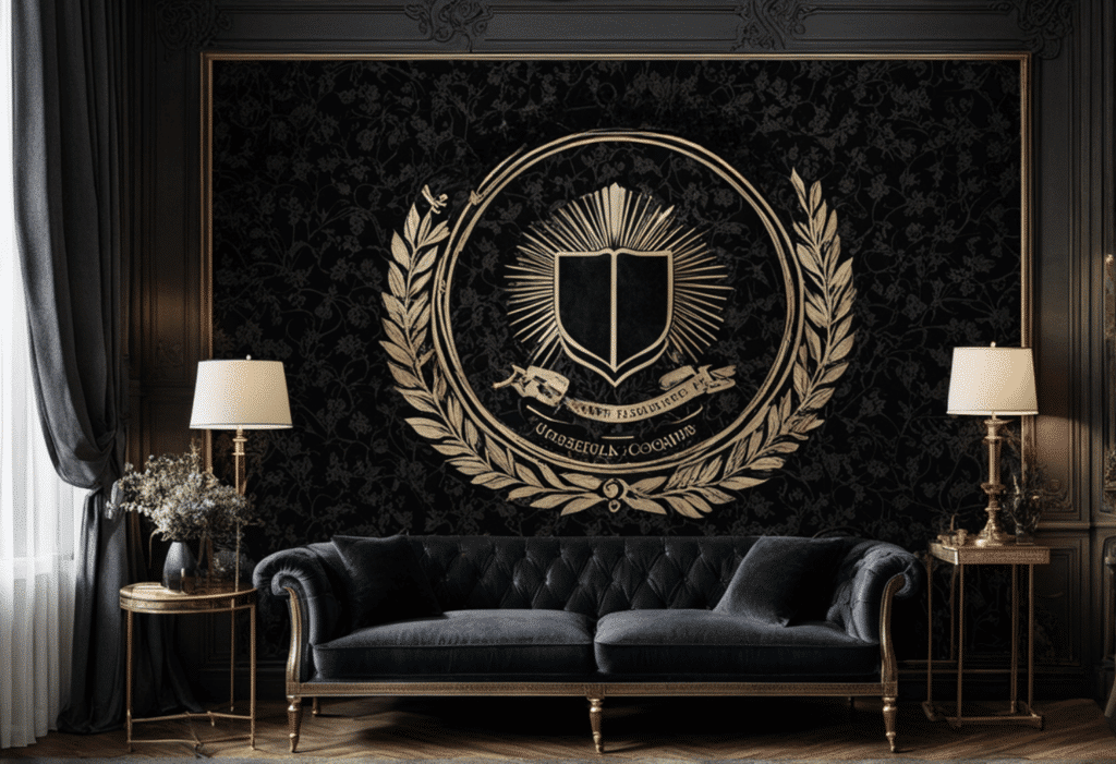 dark academia decor living room